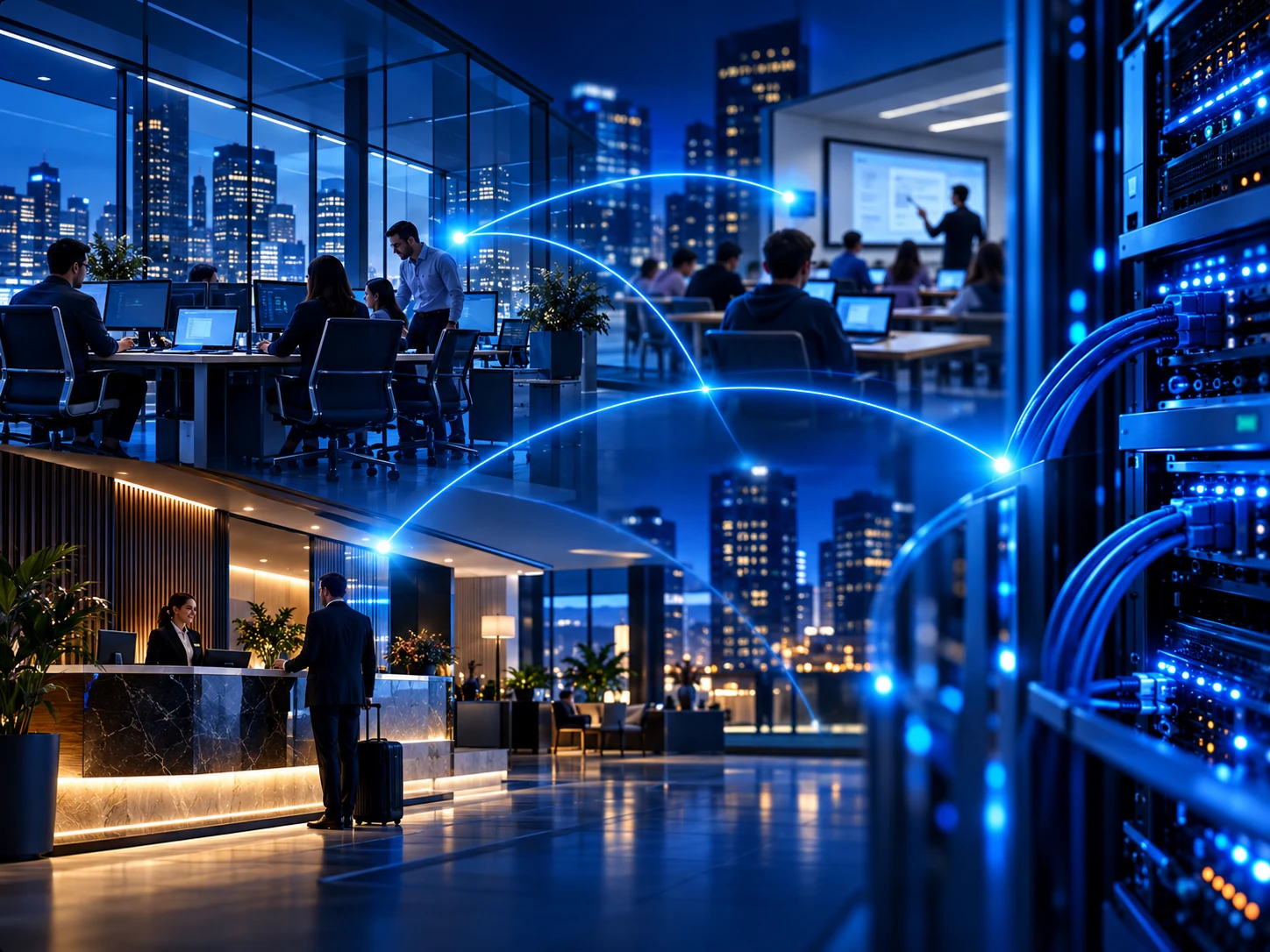 Infraestrutura, conectividade e segurança corporativa